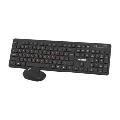 Комплект Maxxter KMS-WCM-02B-UA Wireless UA Black Фото 1