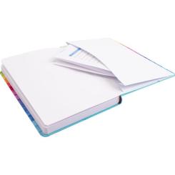 Книга записная Optima Rainbow-07 А5 128 аркушів клітинка Фото 2