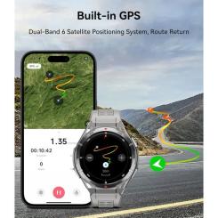 Смарт-часы OUKITEL BT12 Grey Фото 2