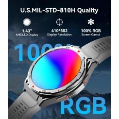 Смарт-часы OUKITEL BT12 Grey Фото 4