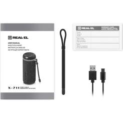 Акустическая система REAL-EL X-711 Black Фото 9