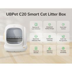 Туалет для кошек Ubpet Smart Cat Litter Box Фото 9