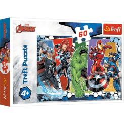 Пазл Trefl The Avengers Мстители Непобедимые 60 элементов Фото