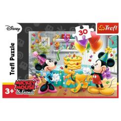 Пазл Trefl Mickey&friends Именинный торт 30 элементов Фото 1