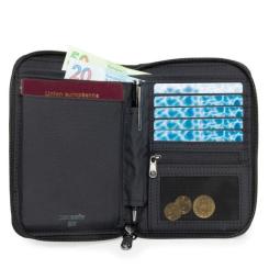 Кошелек Pacsafe RFIDsafe compact travel organizer Графітовий Фото 2