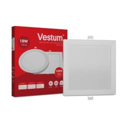 Светильник Vestum LED квадратный 18W 4000K 220V Фото