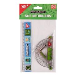 Линейка Yes набор Minecraft (3 предмета) линейка 15 см Фото