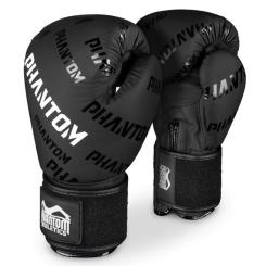 Боксерские перчатки Phantom APEX Velcro Black 12 унцій Фото 1