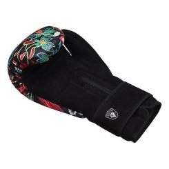 Боксерские перчатки RDX FL-3 Floral Black 8 унцій Фото 3