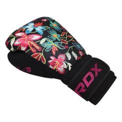 Боксерские перчатки RDX FL-3 Floral Black 8 унцій Фото 5