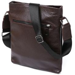 Сумка Shvigel Кожаная через плечо Коричневая Фото 1