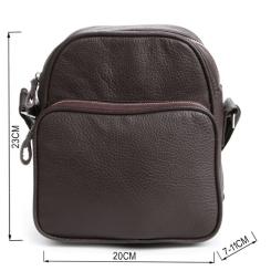 Сумка Shvigel Мессенджер Коричневая Фото 2