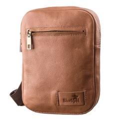 Сумка Shvigel Чоловіча шкіряна Руда Фото