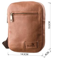 Сумка Shvigel Чоловіча шкіряна Руда Фото 2