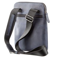 Сумка Shvigel Из винтажной кожи Синяя Фото 1