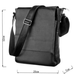 Сумка Shvigel Кожаная Черная Фото 3