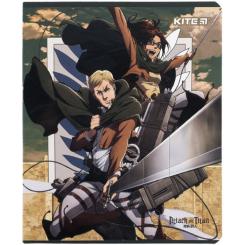 Тетрадь Kite Attack on Titan, 24 листа, клетка Фото 10