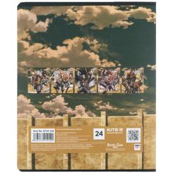 Тетрадь Kite Attack on Titan, 24 листа, клетка Фото 5