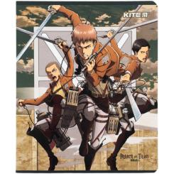 Тетрадь Kite Attack on Titan, 24 листа, клетка Фото 6