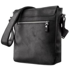 Сумка Shvigel Винтажная кожаная Черная Фото 1