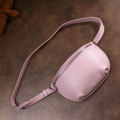 Сумка Shvigel Шкіряна бананка Лілова Фото 9