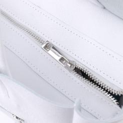 Сумка Shvigel Шоппер из натуральной кожи Белая Фото 4