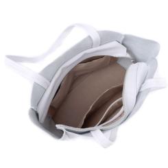 Сумка Shvigel Шоппер из натуральной кожи Белая Фото 5