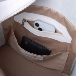 Сумка Shvigel Шоппер из натуральной кожи Белая Фото 6