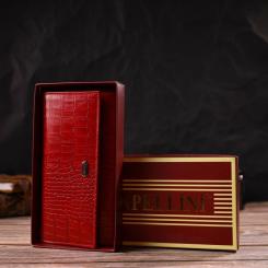 Кошелек Canpellini Из натуральной кожи Красный Фото 9