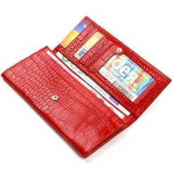 Кошелек Canpellini Из натуральной кожи Красный Фото 4