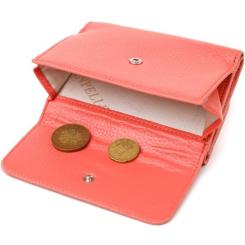 Кошелек Canpellini Из натуральной кожи флотар Коралловый Фото 6