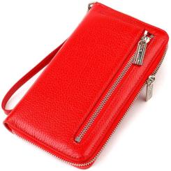 Кошелек Canpellini Из натуральной кожи Красный Фото 1
