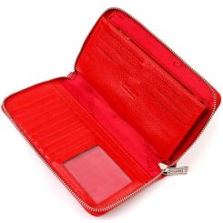 Кошелек Canpellini Из натуральной кожи Красный Фото 4