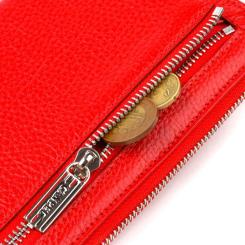 Кошелек Canpellini Из натуральной кожи Красный Фото 6