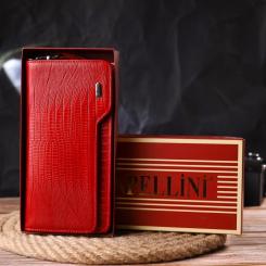 Портмоне Canpellini З натуральної шкіри Червоне Фото 10