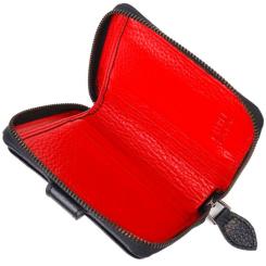 Портмоне Canpellini Из натуральной кожи Черное Фото 6