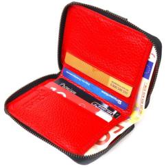 Портмоне Canpellini Из натуральной кожи Черное Фото 7