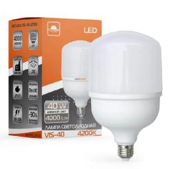 Лампочка Євросвітло 40Вт 4200К (VIS-40-E27) Фото 1