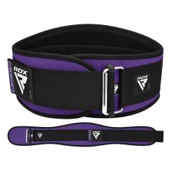 Атлетический пояс RDX RX3 EVA Curve неопреновий Purpel S Фото 4