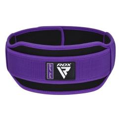 Атлетический пояс RDX RX5 Double Belt неопреновий Purpel S Фото 3