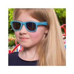 Детские солнцезащитные очки Koolsun Wave, 3-10 років, блакитні Фото 3