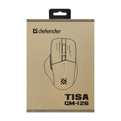 Мышка Defender Tisa GM-126 LED Wireless/Bluetooth White/Blue Фото 5