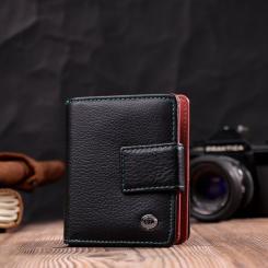 Кошелек ST Leather Из натуральной кожи Черный Фото 8