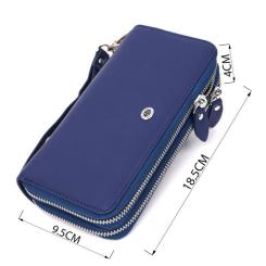Кошелек ST Leather Синий Фото 3