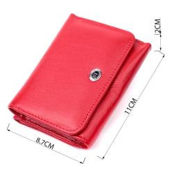 Кошелек ST Leather Из натуральной кожи Красный Фото 2