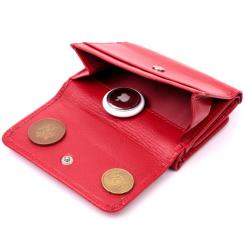 Кошелек ST Leather Из натуральной кожи Красный Фото 5