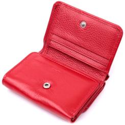 Кошелек ST Leather Из натуральной кожи Красный Фото 6