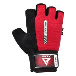 Перчатки для фитнеса RDX W1 Half Red Plus L Фото 2