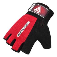 Перчатки для фитнеса RDX W1 Half Red Plus L Фото 4