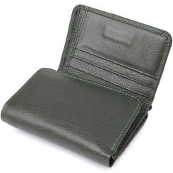 Кошелек ST Leather Из натуральной кожи Зеленый Фото 5